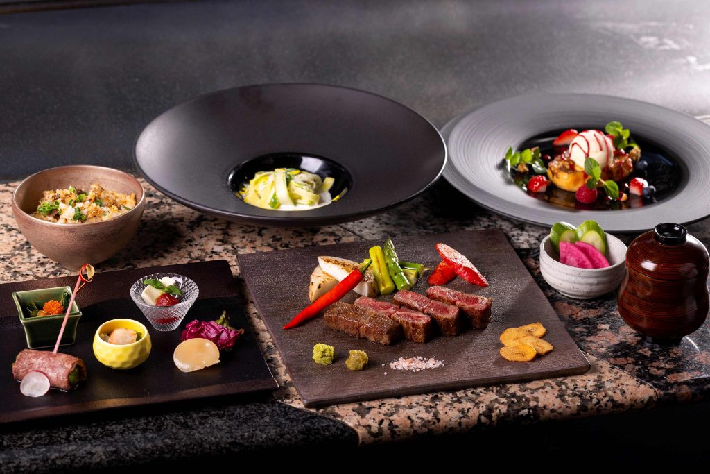 瑠璃－るり－　神戸牛ロース 鉄板焼コース